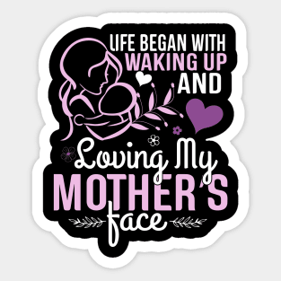 Mother`s day - Loving mothers face Sticker